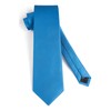 Enlision Solid Men's Wedding Ties and Pocket Square Set Plain