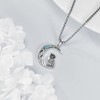 CUPENDA Owl Gifts for Women 925 Sterling Silver Crescent Moon