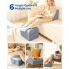 Kayfia 6 Adjustable Heights Foot Rest for Under Desk at