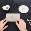 OLYCRAFT 2pcs Honeycomb Ceramic Soldering Boards Rectangle Round Soldering Honeycomb