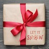 CraftStar Let It Snow Stencil - Hand Written Style Mylar