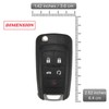Boxonly Replacement Keyless Entry Remote Car Key Fob 315MHz 46-Chip
