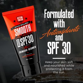 Wild Willies Wild WIllies Men's Daily Facial Moisturizer with SPF 30 - Smooth Moisturizer Formulated with Antioxidants and Essential Oils to Protect Your Skin - Lightweight Face Lotion for Dry or Oily Skin