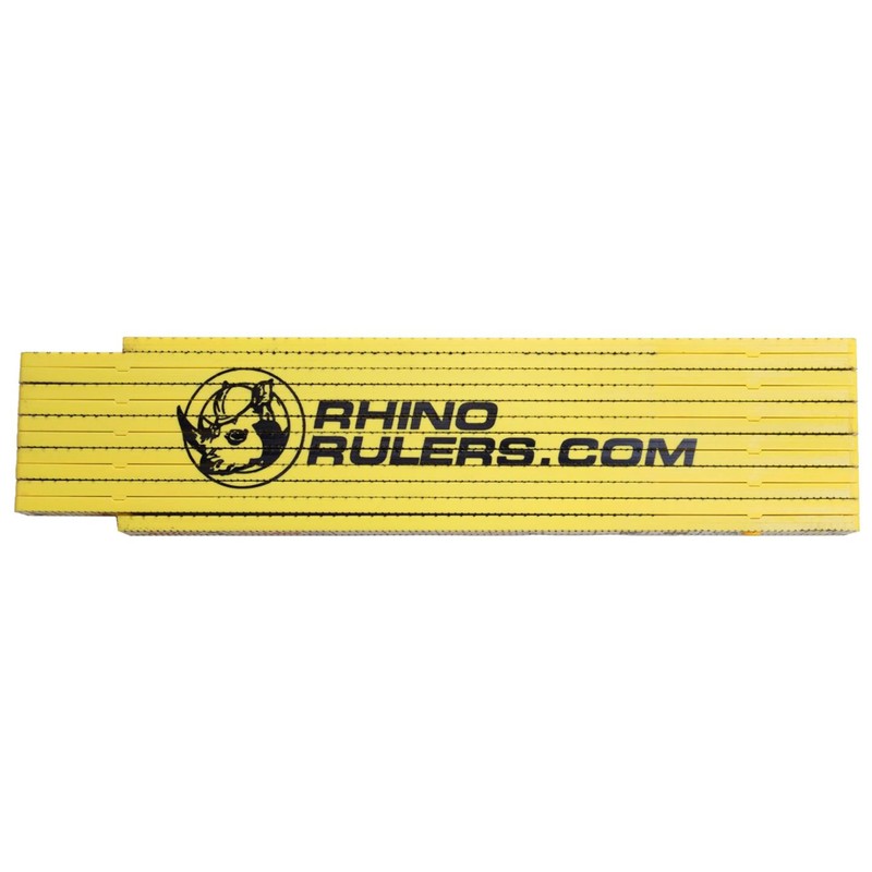 Marshalltown 6647 6-Foot Folding Rule-Oversized Brick Spacing