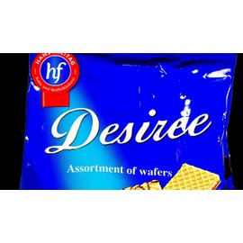 Hans Freitag Desiree Assortment of Wafers Gourmet Cookie Snacks Imported from Germany 2 Pack x 14 oz / 400 g each)