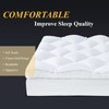 DOWNCOOL 3 Inch Queen Mattress Topper, Ultra Thick and Fluffy