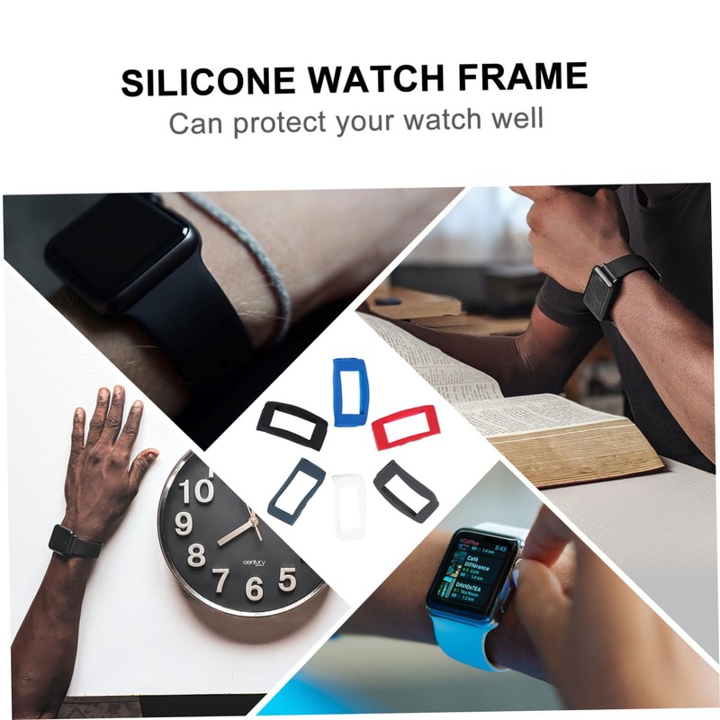 BIUDECO 6pcs Stylish Watch Shell Compatible Protective Case Lightweight Design