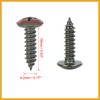 Partuto 50 Sets 4.2x16mm U Clip Screw Assortment Car Clips