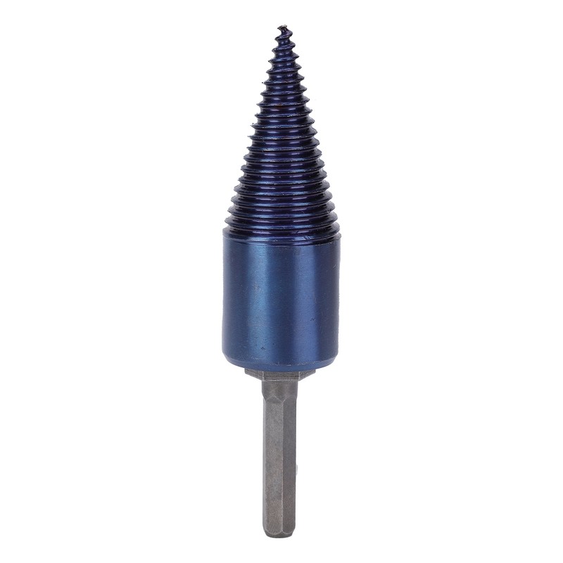 Wood Cone Punch High Speed Steel Blue Plated Hex Shank