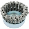 E-Value 80mm Stainless Steel Rigid Arm Cup Brush for Disc