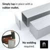 Nelsons CNC 4 Pack 4x4 Inch Aluminum Square Edge Square