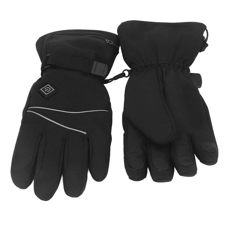 Heated Gloves Skiing Snowboarding Electric Battery Heated Gloves with 3