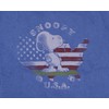Peanuts Snoopy Baby Kids USA Skateboard America Vintage Distressed T-Shirt