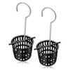 2 Pcs 2 Inch Hair and Debris Strainer, Black Coating