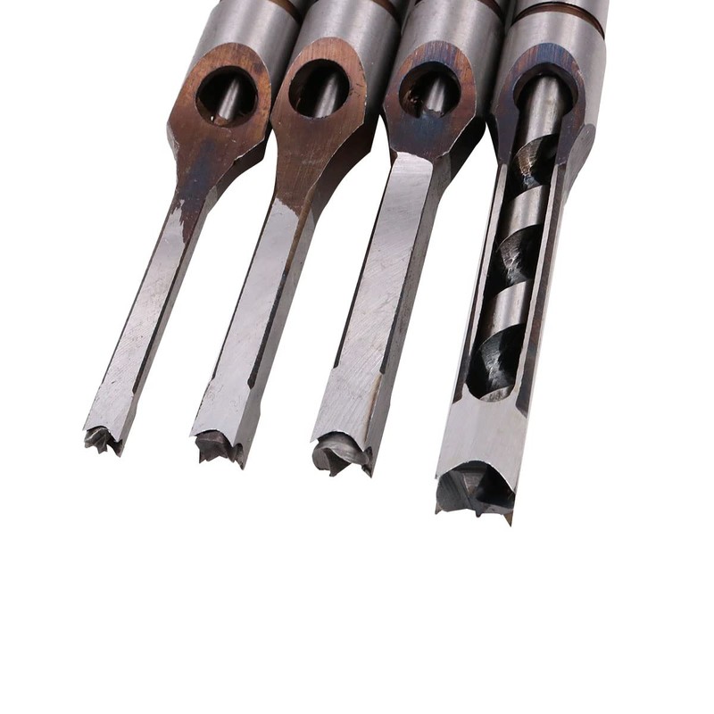 ZONADA HSS Mortising Chisel Set, 4 Pieces Set Woodworking Square