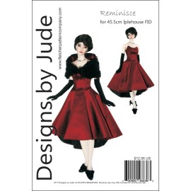 Designs by Jude Reminisce Doll Clothes Sewing Pattern 45.5cm Iplehouse FID dolls