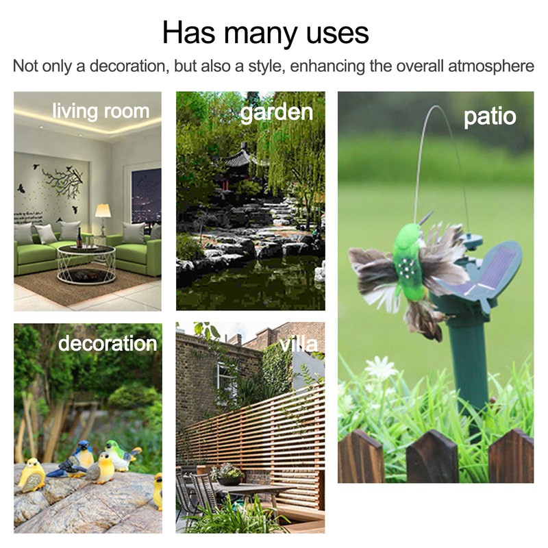 12 PCS Simulation Bird Silver Mini Birds for Home Decoration