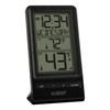 La Crosse Technology 308-1415BW Digital Wireless Thermometer with Time, Black