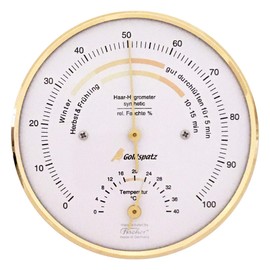 Goldspatz Home Climate Hygrometer with Thermometer °C 103 mm