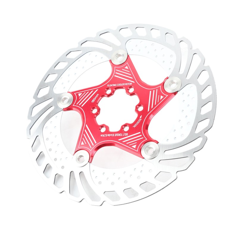 Stainless Steel Bike Cycling Disc Brake Cooling Floating Rotor (180mm)