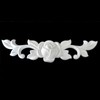Ornament for Stucco Moulding Plastic Unpainted White Modern Ornaments in