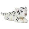 Aurora® Realistic Miyoni® White Tiger Stuffed Animal - Lifelike Detail