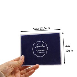 Large Size Craft Ink Stamp Pads, Washable Scrapbooking Finger Paint Ink Pad for Kids, Craft Ink Pads for Rubber Stamps, DIY Cards, Paintings, Baby Footprint Handprint (Deep Blue)