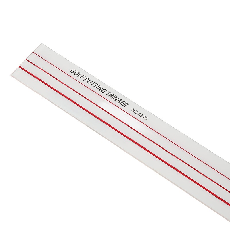 Golf Putting Mat Acrylic Accurate Scale Line Portable Double Sided