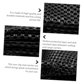 Vaguelly 1pc Car Rooftop Anti- Mat Non- Protective Pad for Vehicles Cargo Carrier for Trunk Roof Use Home Applications