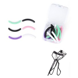 Eyelash Curler Refills Compatible with Shiseido,Eyelash Curler Refills 24PCS,Silicone Lash Curler Refill Pads Compatible with Shiseido,Colorful