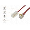 Woods 64600701 Decor Series 8-Foot Fabric Braided Indoor Extension Cord