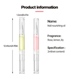 Moonboat Moonboat Radiant Nail Growth Oil, 2024 New Nail Growth Oil, Cosmetics Nail Growth Oil Pen, Cuticle Oil for Nails, Nail Strengthener for Moisturize Strengthen Brighten Nails Care(Rose,4pcs)