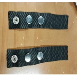 YeeBeny Boat Cover Snap Extender, Snap Extenders for Boat Canvas, Snap Extenders for 1" to 3" Boat Cover Snaps with Built-in Finger Ring (Black, 10 Pack)