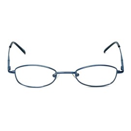 Calabria Flex Plus KIDS 105 Oval Blue Light Blocking Reading Glasses +3.50 Blue Girls