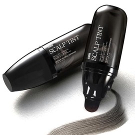 SMIB Scalp Tint Brush – Waterproof & Sweatproof Temporary Color Touch-Up, Quick and Easy Application (Black)
