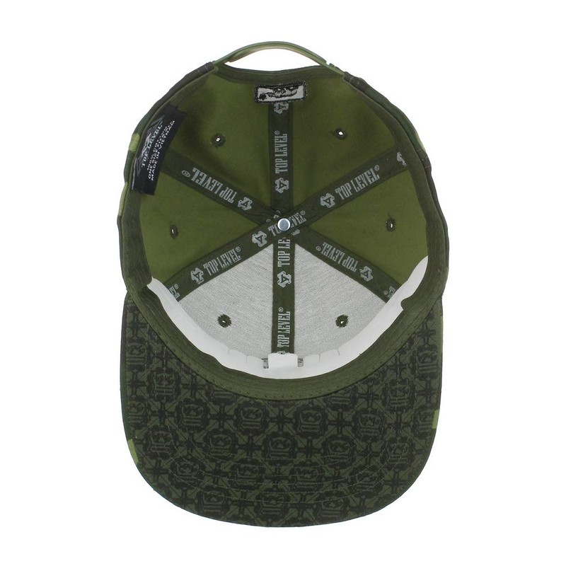 Top Level Trendy Flat Bill California Republic Bear Logo Snapback