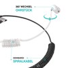In-Ear Headphones Sound Tube 2.5 mm Transparent incl. Clip