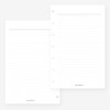 Mini Happy Planner Lined Planner Insert Agenda Refill for 7-Discs