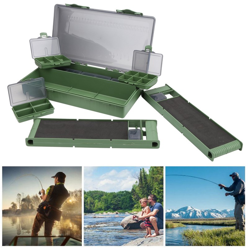 Fishing Lure Tackle Hook Storage Box Container Case Organizer Outdoor