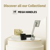 Mega Handles Privacy I Lever Door Handle Set for Hallway,