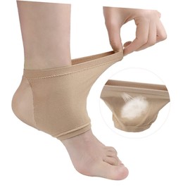 Baluue 1 Pair Heel Protector Walking Socks Plantar Sleeve Protectors for Shoes Gel Comfortable Socks Dry Skin Socks Heel Socks Heel Sleeves for Cracked Heels Socks Lotion