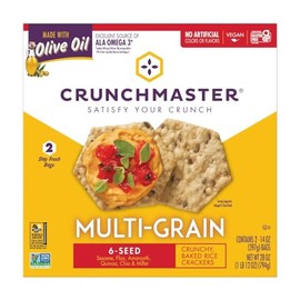 Crunchmaster 6-Seed Multi-Grain Crackers, 28 Ounce