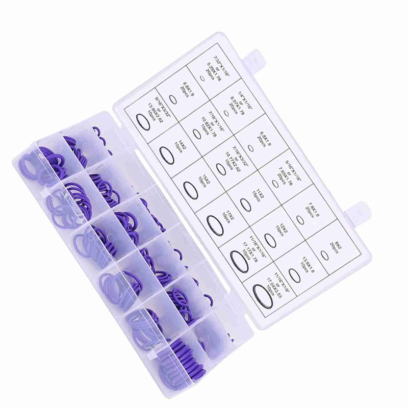 270pcs Assorted Car Air Conditioning O Ring Seal Gasket Set