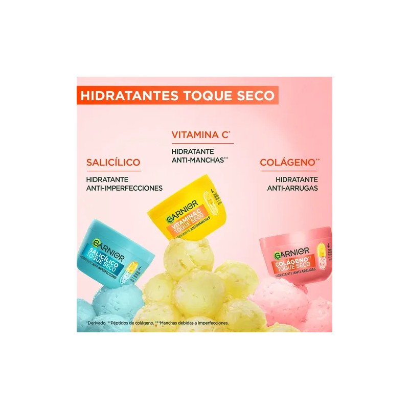 Gel Hidratante Toque Seco Antiarrugas Colágeno 85g Garnier