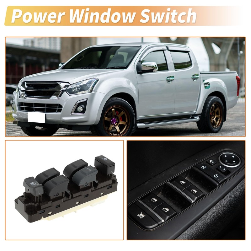 X AUTOHAUX Front Right Driver Side Power Window Switch Window