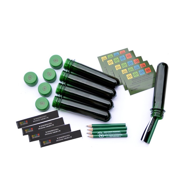 geo-versand 100-Piece Geocache Set Package Geocaching Hideout Log Books Petling