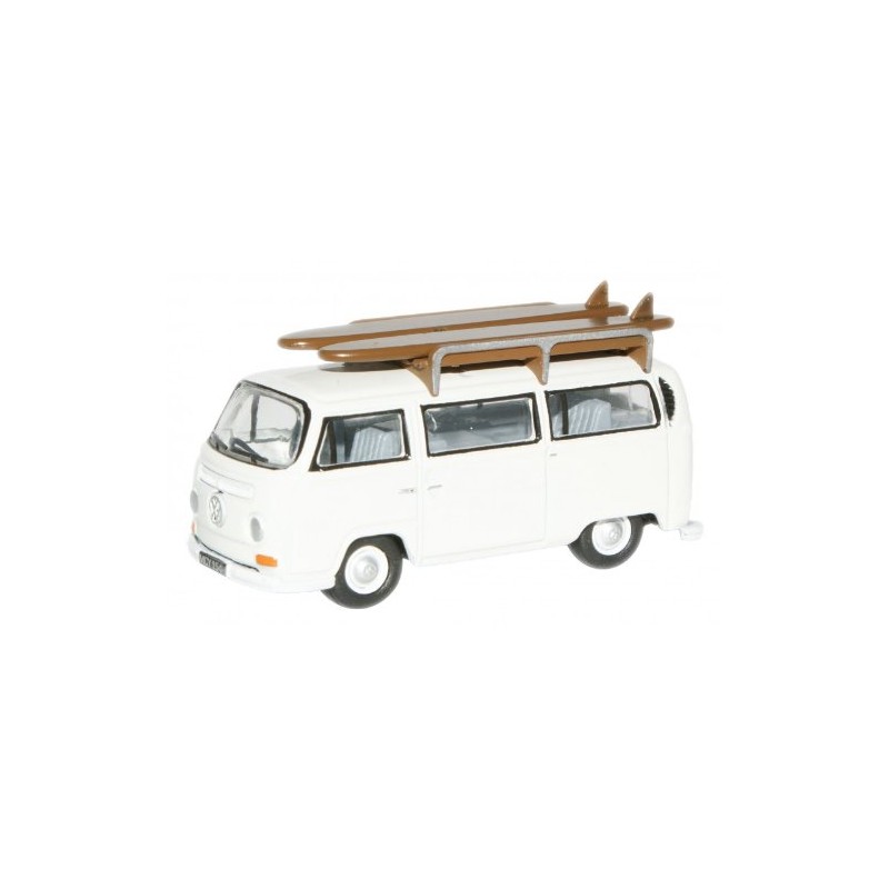 Oxford Diecast 76VW011 Pastel White VW Bus