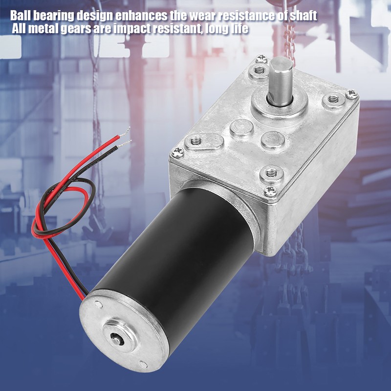 Speed Reduce Electric Gearbox Motor Reversible Worm Gear Motor 8mm