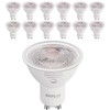 GEPLAD 12 Pack GU10 LED Bulb Dimmable 6W 582LM,50W Halogen