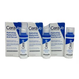 CeraVe Hydrating Hyaluronic Acid Serum Lot Of 3 (1fl/30ml) New